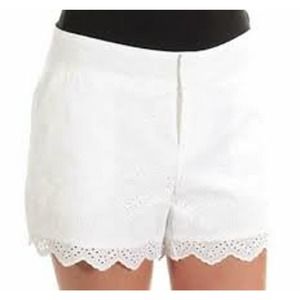 Maison Jules White Eyelet Shorts
